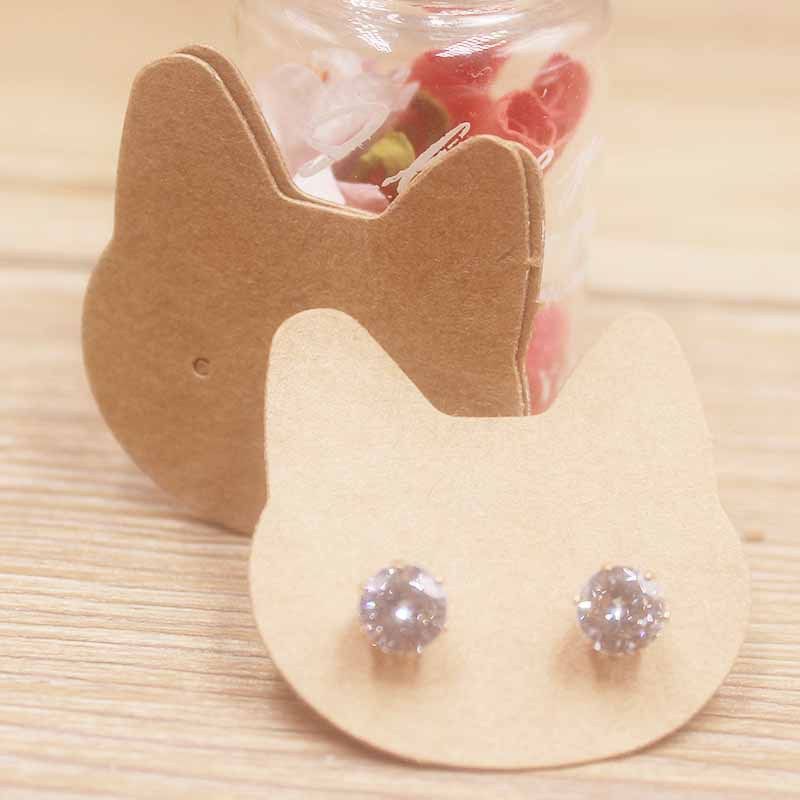 Jewelry Cards For Packaging Display Selling Earring Pineapple Cat